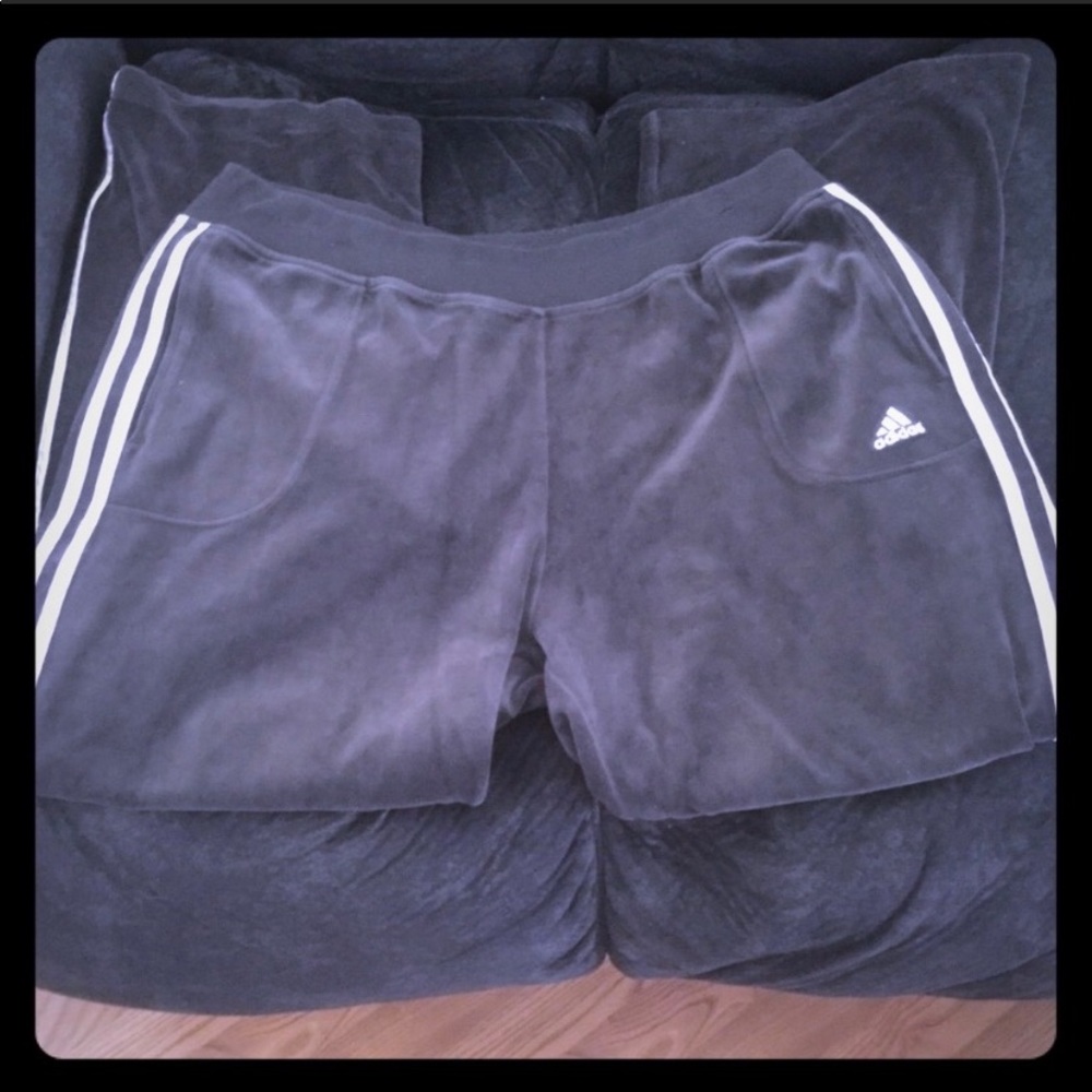 Adidas Velour sweatpants, XXL